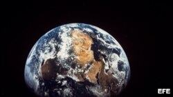 Planeta Tierra desde el espacio
