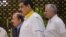 De izq a der. el canciller cubano Bruno Rodríguez, Daniel Ortega, Nicolás Maduro y Miguel Díaz-Canel. Ramon Espinosa/Pool via REUTERS