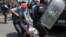 Policía reprime a manifestantes en Nicaragua. 