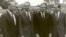 Foto de la NASA tomada el 11 de mayo de 1969, Presidente Richard Nixon (der.) con la tripulación del Apolo 11 (de izq. a der.) Edwin E. Aldrin,Jr., Michael Collins y Neil A. Armstrong.