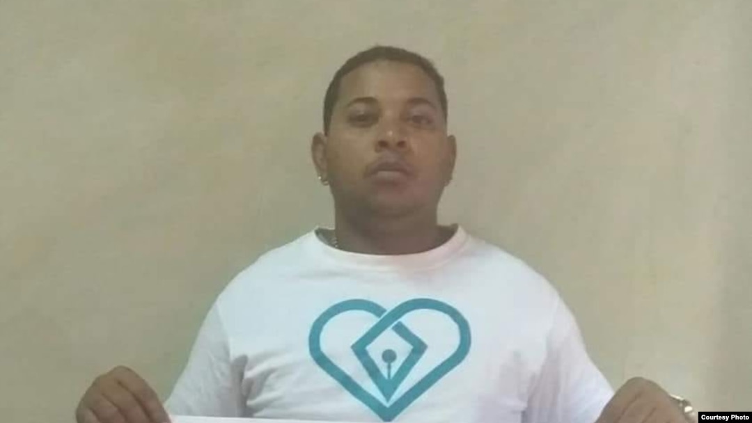 El opositor pacífico Alexei Vargas Martín (Foto tomada de Facebook de Miraida Martín).