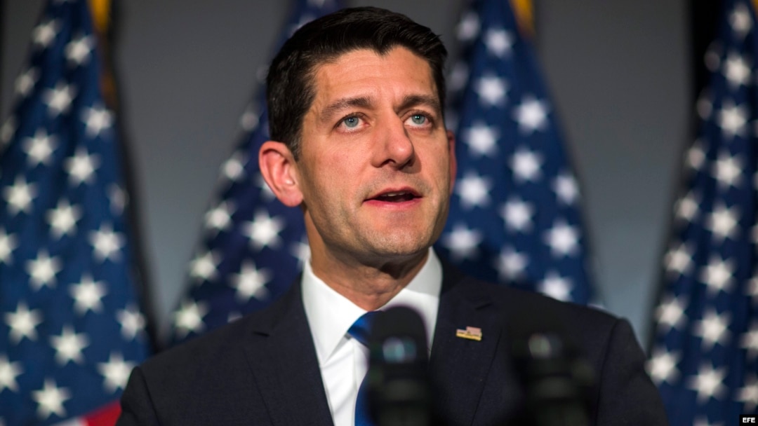 El presidente de la Cámara, el republicano Paul Ryan, sale de la contienda presidencial.