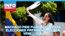 Machado pide fijar fecha para elecciones presidenciales en Venezuela