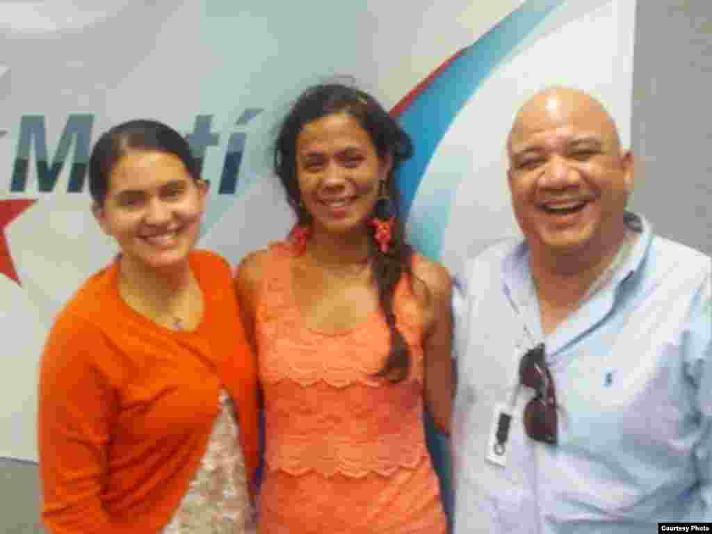Con la artista Ana Olema