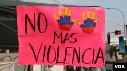 No Mas Violencia! 