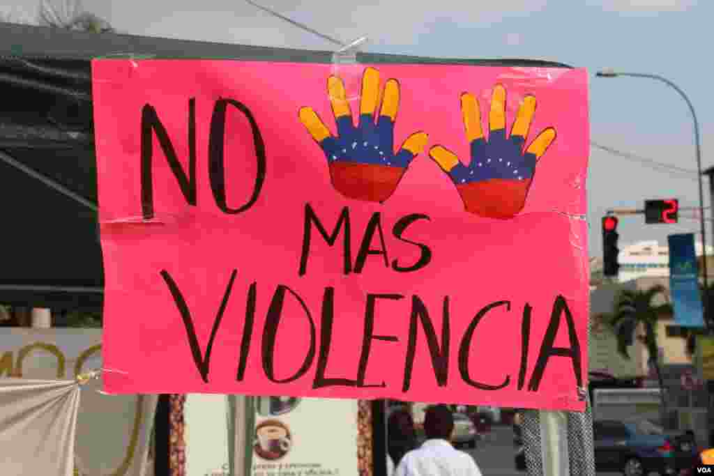 No Mas Violencia!