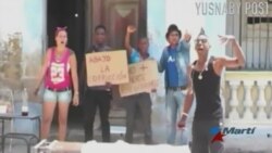 Habaneros con maltrechas viviendas protestan por inacción del Gobierno