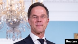 El secretario general de la OTAN, Mark Rutte, en el Departamento de Estado en Washington, D.C., EE. UU., el 8 de abril de 2026. REUTERS/Anna Rose Layden