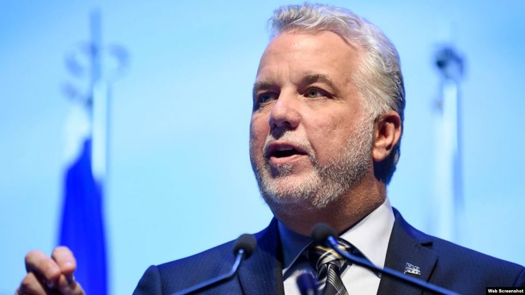 El primer ministro de Québec, Philippe Couillard.