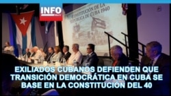 Exiliados cubanos defienden que transición democrática en Cuba se base en la Constitución del 40