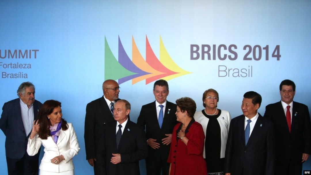 Presidentes de los países que integran el grupo BRICS