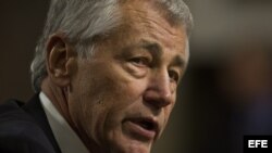 Fotografía de archivo de Chuck Hagel, nuevo Secretario de Defensa