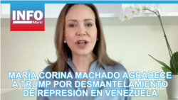 María Corina Machado agradece a Trump por desmantelamiento de represión en Venezuela