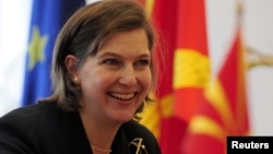 Vocera del departamento de Estado de EE. UU., Victoria Nuland