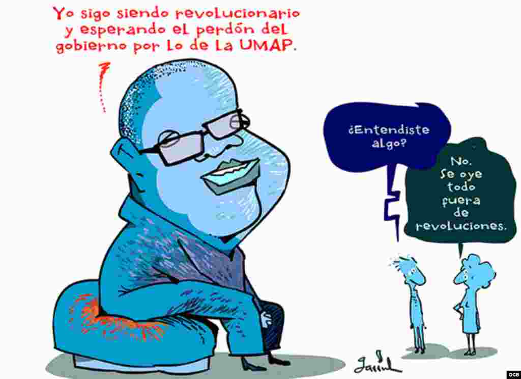 Garrincha cartoon - Pablo Milanes and UMAP