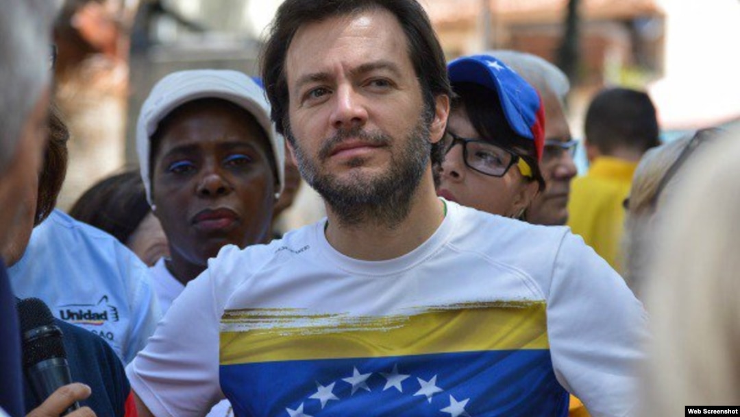 El alcalde del Chacao, Caracas, Ramón Muchacho. 