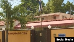 Sede de la Embajada de Cuba en Santo Domingo. 