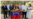 Hellen Villalonga, presidenta de la ong AMAVEX junto a representantes de otras organizaciones, activistas y autoridades municipales en rueda de prensa. (OCB)