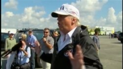 Presidente Trump visita sitios devastados por Irma en la Florida