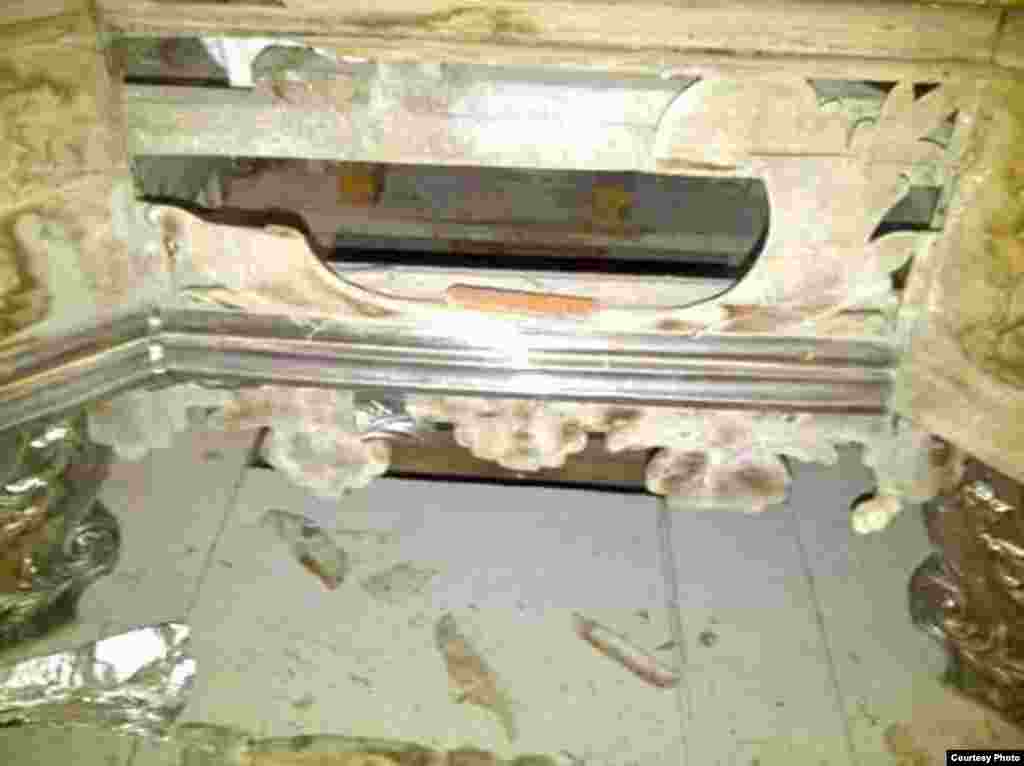 Imagen del Santo Sepulcro en el Convento La Merced en Camagüey. 