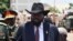 El presidente de Sudán del Sur, Salva Kiir, en el Aeropuerto Internacional de Juba, Sudán del Sur, el 3 de abril de 2025. REUTERS/Samir Bol/Foto de archivo
