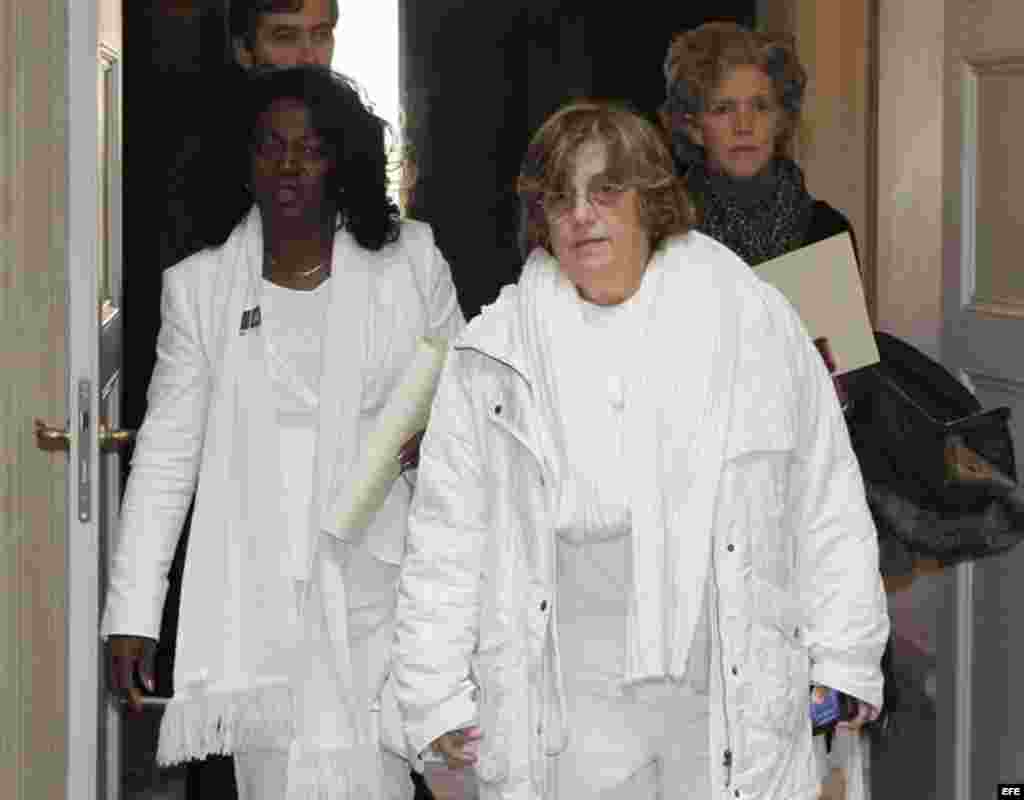 Marco Rubio y Bill Nelson con Rosa María Payá en el Senado de EE UU