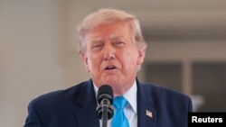 U.S. President Trump makes announcement on Freedom Haulers, at the White House