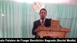 El pastor cubano Maikel Pupo Velázquez, de la Iglesia Palabra de Fuego Bendición Sagrada, lleva detenido desde el 26 de septiembre tras convocar una oración pública por Cuba.