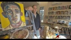 Artista cubano pinta el rostro de todos los fusilados por el castrismo
