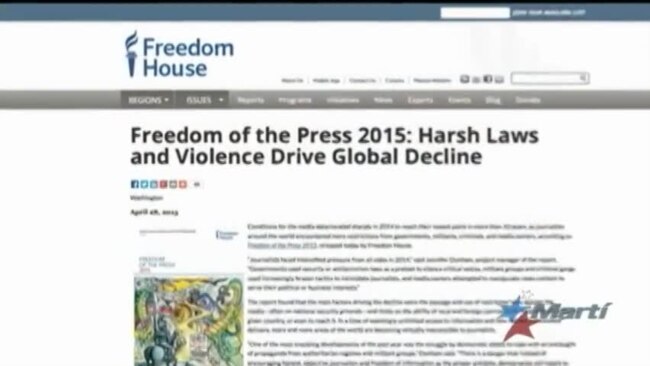 Cuba en "lo peor de lo peor" de la lista de libertad de prensa