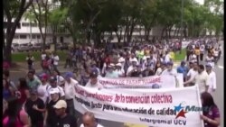 Impiden en Venezuela marcha convocada por estudiantes, profesores y sindicatos universitarios
