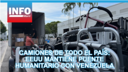 Camiones de todo el país: EEUU mantiene puente humanitario con Venezuela