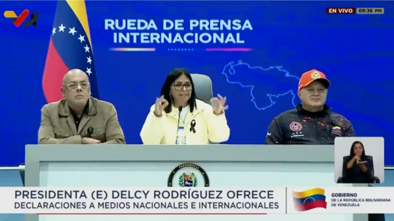 Prensa internacional cuestiona gestión de Delcy Rodríguez ante la catástrofe (VIDEO)