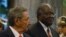 ARCHIVO. Raúl Castro recibe a su homólogo de la República de Namibia, Hifikepunye Lucas Pohamba