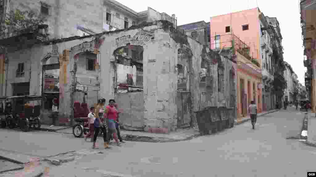 Las ruinas de la Habana Vieja que permanecerán allí luego de visita de Obama.