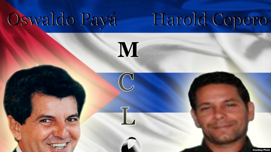 Oswaldo Payá y Harold Cepero.