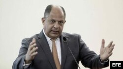 El presidente costarricense, Luis Guillermo Solís.