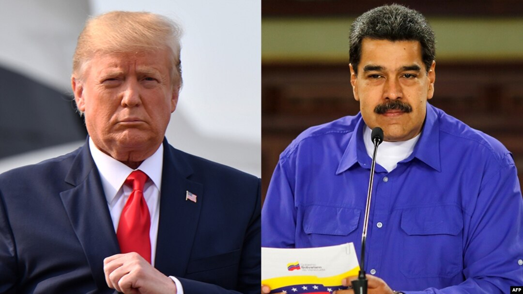 Donald Trump y Nicolás Maduro.