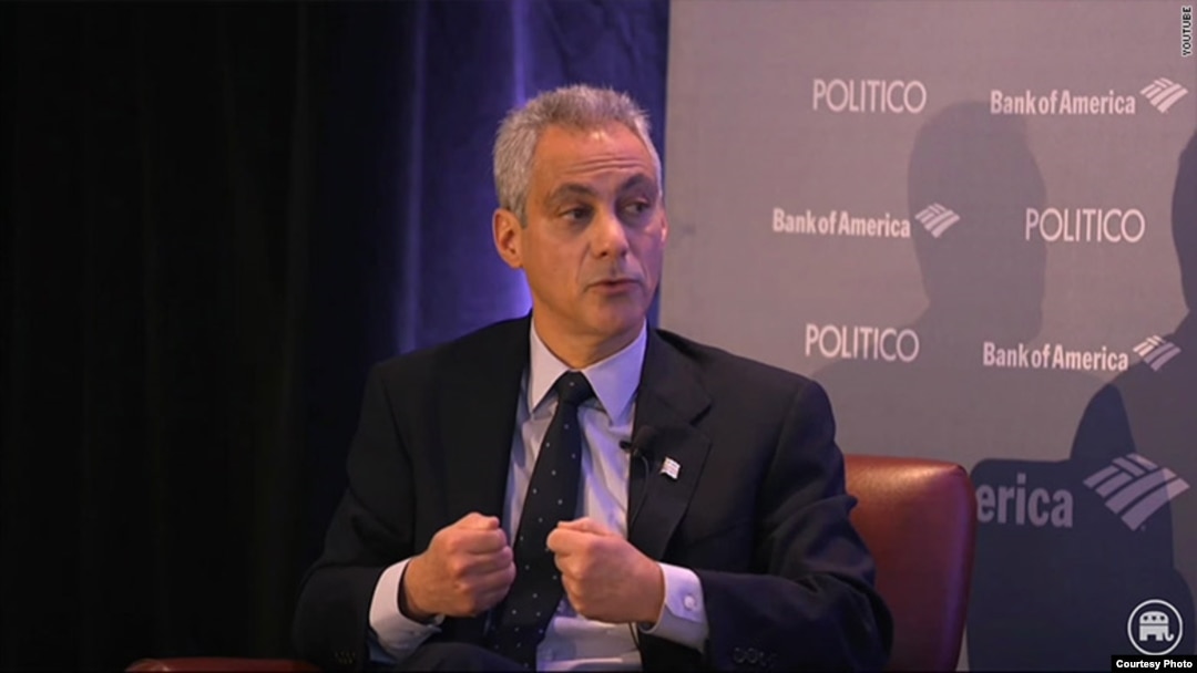 El amigo íntimo de Barack Obama y alcalde de Chicago, Rahm Emanuel.