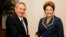 La presidenta de Brasil, Dilma Rousseff recibió a Raúl Castro en junio de 2012, durante la Conferencia de la ONU para el Desarrollo Sostenible Rio+20, en Río de Janeiro (Brasil).