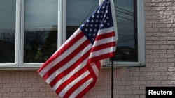 Una bandera de Estados Unidos