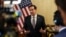 El secretario de Estado de EEUU, Marco Rubio, habla con la prensa