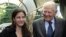 Rosa María Payá  junto al visita al expresidente de Chile Patricio Aylwin.  