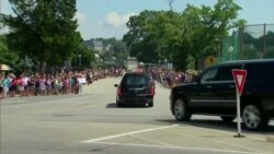 Caravana con restos de McCain llega a Annapolis para entierro privado