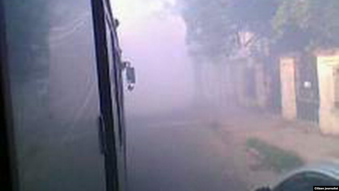 Fumigación en La Habana para exterminar focos de aedes aegypti foto /Rodrigo A Rodríguez