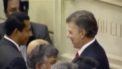 Juan Manuel Santos asume de nuevo la presidencia de Colombia