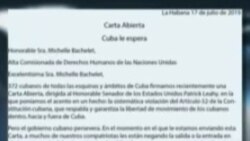 Amado Gil conversa con Miriam Leiva, periodista independiente desde La Habana, y también en el estudio con el Vocero del Partido Arco Progresista, Manuel Cuesta Morúa, sobre la Carta Abierta que le pide a Michelle Bachelet que visite Cuba y realize un reporte de DD.HH., igual que hizo con Venezuela.