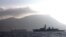 Bahía de Algeciras con el Peñón de Gibraltar de fondo. Foto de archivo
