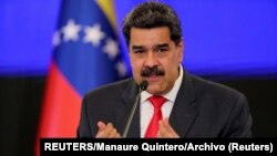 El presidente de Venezuela, Nicolás Maduro, reaccionó el miércoles a declaraciones del líder opositor Juan Guaidó el día anterior. Foto: REUTERS/Manaure Quintero/Archivo.