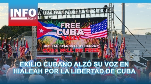 Exilio cubano alzó su voz en Hialeah por la libertad de Cuba.
 - marzo 25, 2026